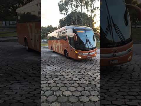Ônibus da Empresa Viação Rio Tinto saindo do Terminal Rodoviário Estadual de João Pessoa pb