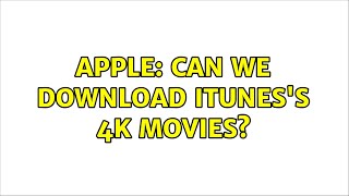 Apple: Can we download iTunes