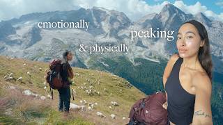 Solo backpacking through the Italian alps | Earthy Girl Diaries
