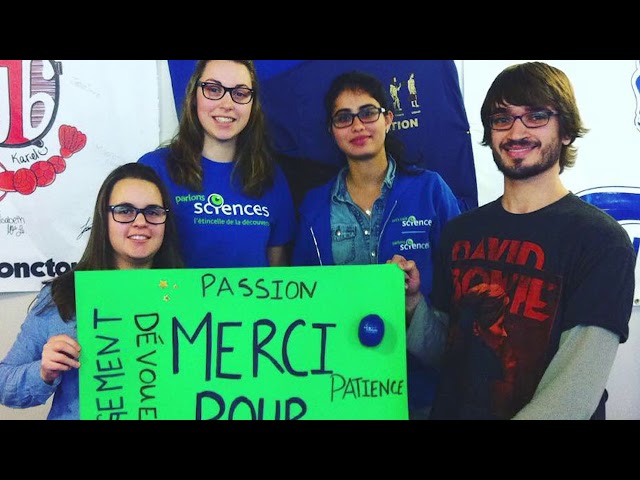 Groupe étudiant: Parlons sciences