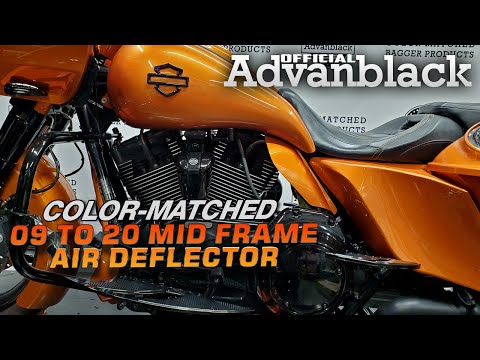Advanblack Color Matched Mid Frame Air Deflector Harley Davidson Touring