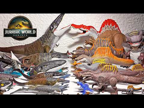Mosasaurus VS Spinosaurus! BIGGEST Jurassic World Rebirth Dinosaur Toys Collection Battle