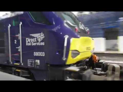 DRS Class 88 No. 88003 at Carlisle - 4S43 Daventry to Mossend Intermodal Train - 23rd Sept 2017