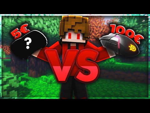 MOUSE 5€ vs MOUSE 100€ nelle BEDWARS!