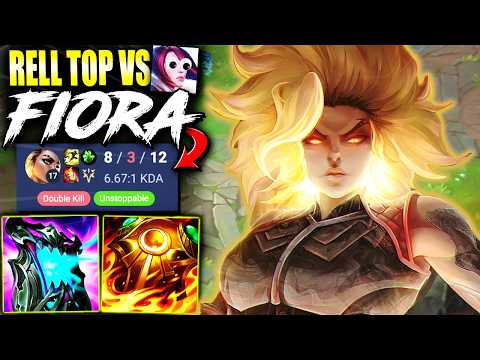 Fiora Top Lane on DESPAIR vs my NEW RELL IMMORTAL BUILD 🔥🔥 | s15 Gameplay