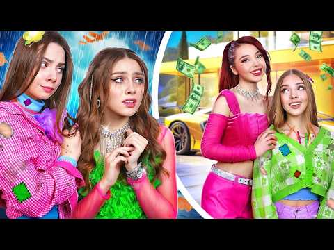 Rich mom swaps for poor mom: Daughters get adopted by a poor family! Rich girl is adopted by a po...