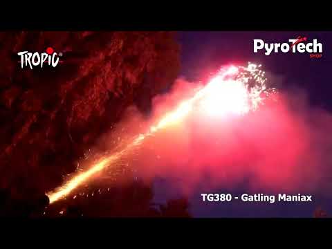 WYRZUTNIA RZYMSKICH OGNI GATLING MANIAX - 380 strzałów - TG380 - Tropic
