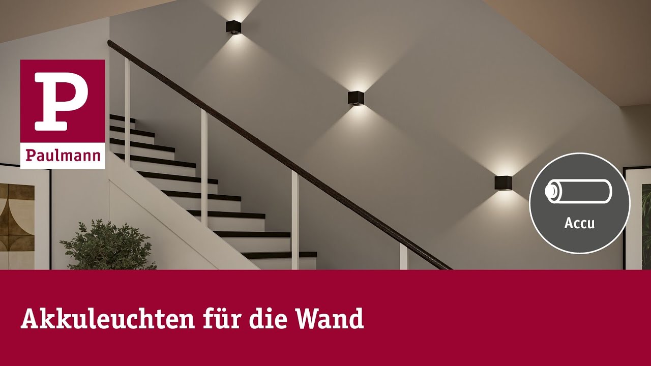 Paulmann Akkuwandleuchte Nyora IP44, Weiss Paulmann Akkuwandleuchte Nyora IP44, Weiss