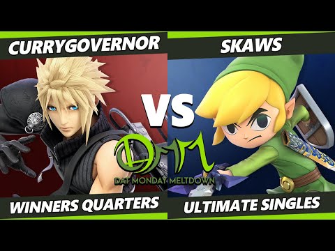 DAT Monday Meltdown 215 Winners Quarters - CurryGovernor (Cloud) Vs. Skaws (Toon Link) SSBU Ultimate
