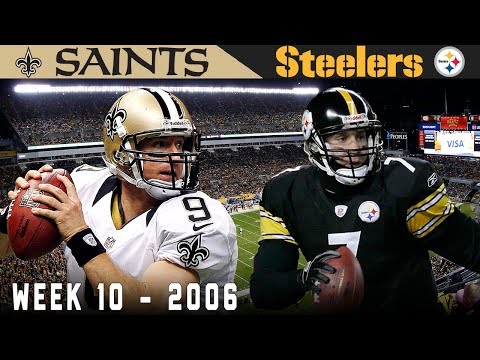 The Black & Gold Battle! (Saints vs. Steelers, 2006) | NFL Vault Highlights
