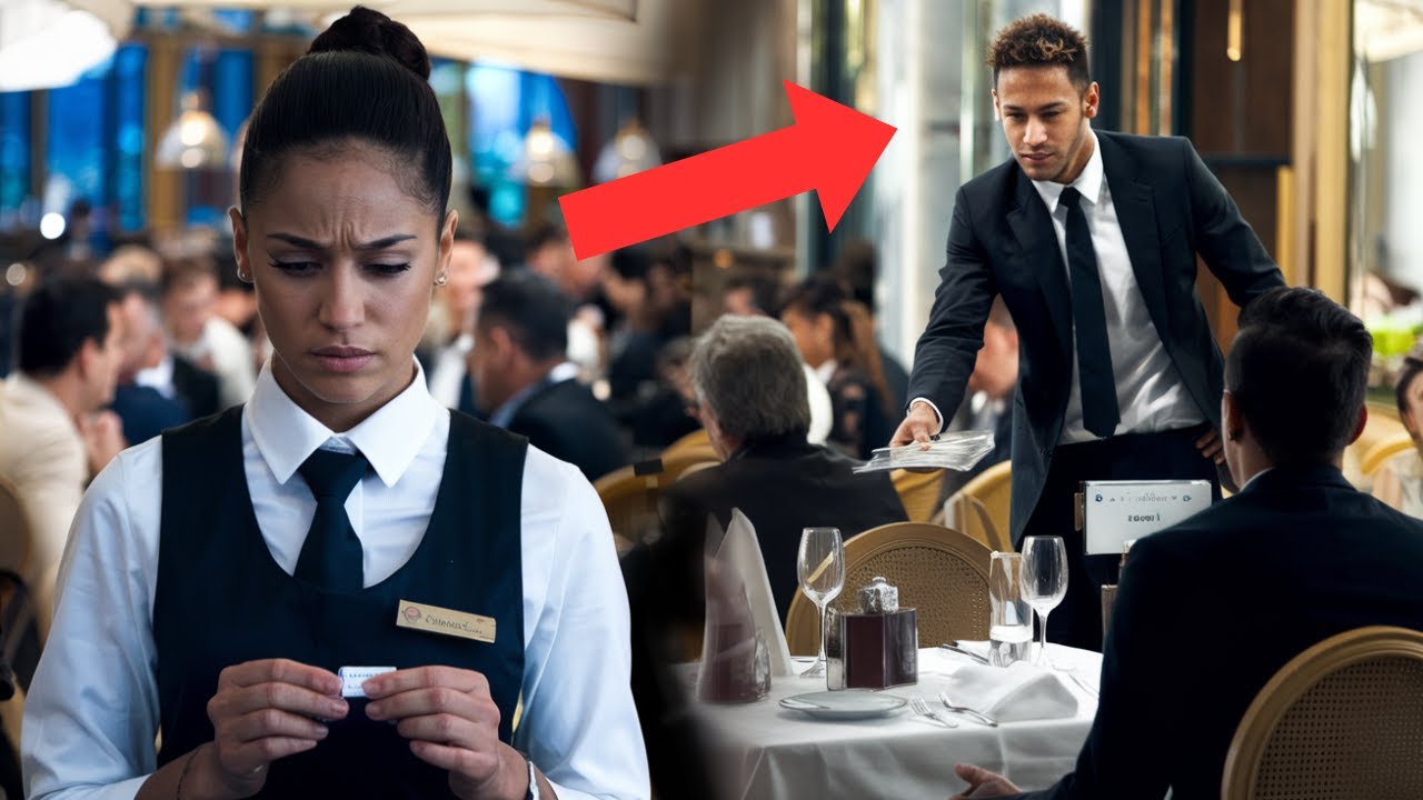 Garçonete Não Consegue Pagar o Aluguel, Então Neymar Deixa uma Gorjeta Que Muda Sua Vida