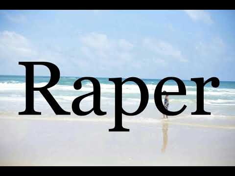 How To Pronounce Raper🌈🌈🌈🌈🌈🌈Pronunciation Of Raper