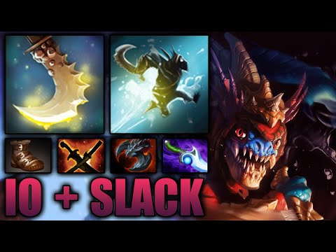 EG.Arteezy | Slark + IO Destroy Combo Hero | Dota2 HightLight
