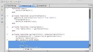 Essential EGL+Batch - Lesson 25 SQL Select