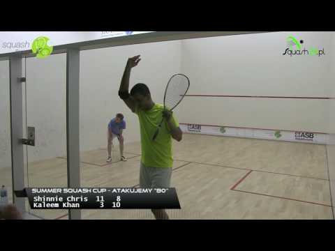 Mecz o 5 miejsce Summer Squash Cup: Shinnie Chris - Kaleem Khan