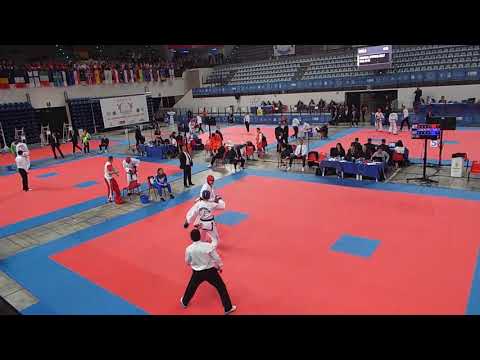 Galanis Emmanouil (GRE) v Christopher Dudman (ENG) - Male -71kg Sparring 1/4 Final