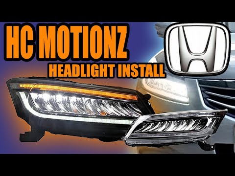 HONDA ACCORD 2008-2012 || HCMOTION HEADLIGHT INSTALL