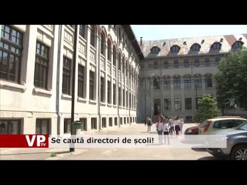 Se caută directori de școli!