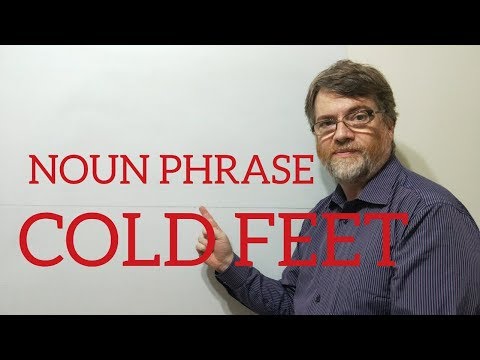 英語の家庭教師ニックP 名詞句 (114) Cold Feet (English Tutor Nick P Noun Phrase (114) Cold Feet)