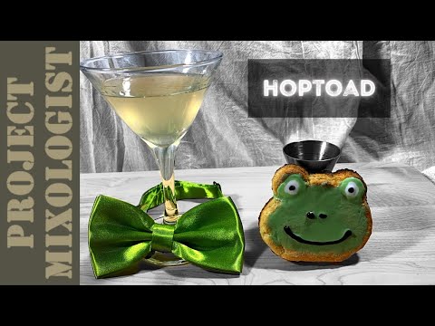 Hop Toad Cocktail (Spring and Summer Sour Cocktail)