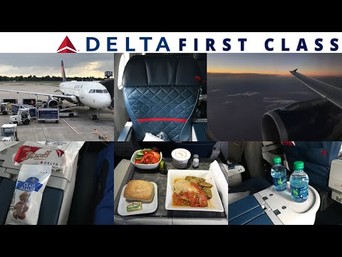 Delta Airlines FIRST Class: Minneapolis to Santa Ana