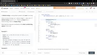 YouTube video '2053  Kth Distinct String in an Array'