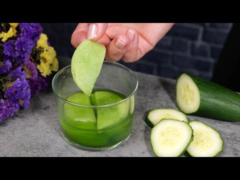 Cucumber is a million times stronger than Botox! Removes deep wrinkles and fine lines!