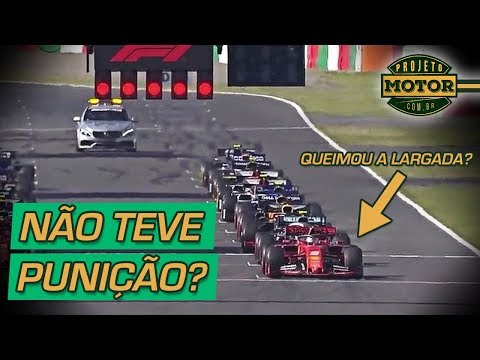 Por que VETTEL não foi punido por QUEIMAR A LARGADA no GP do Japão