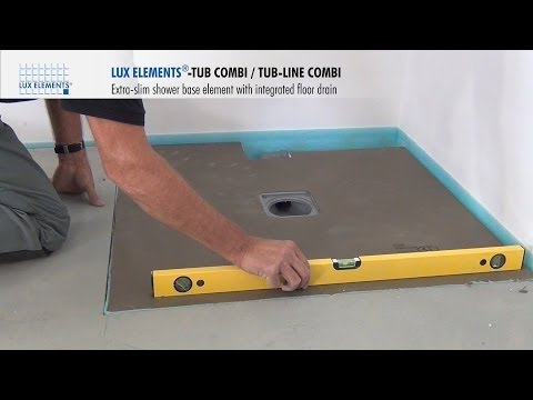 Extraplatta duschbottnar TUB-COMBI