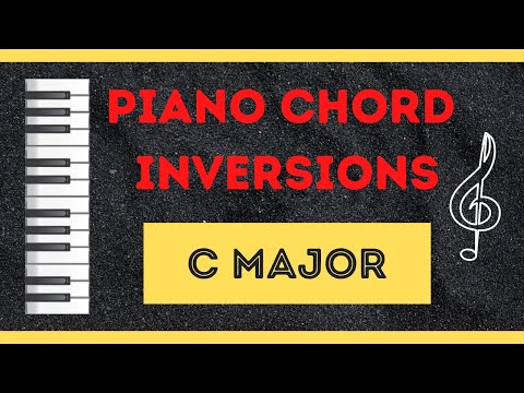 How to Play Piano Chord Inversions in C Major Tutorial