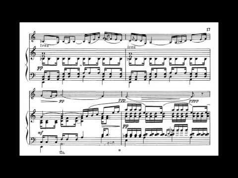 Poulenc, Francis  Sonate for violin + piano