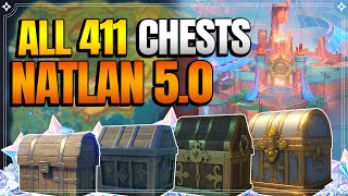 ALL Chest Locations in Natlan 5.0 - (411 In Achievements) | In Depth Follow Along |【Genshin Impact】