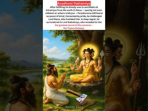 Parashuram meets Avdhoot Dattatreya | Tripura Rahasya #dattatreya #parshuram #tripurarahasya #vishnu