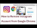 How To Delete Instagram Account From Google Chrome Mobile PC