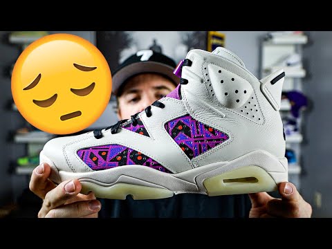 NIKE AIR JORDAN 6 QUAI 54 "SAIL PURPLE” | REVIEW!!!