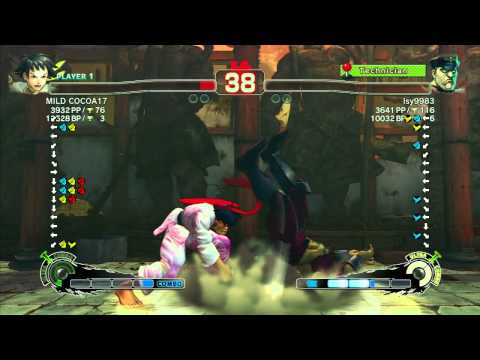 SSF4 AE: MILD COCOA17 (Makoto) vs lsy9983 (Dictator) - Ranked Match (720p HD)