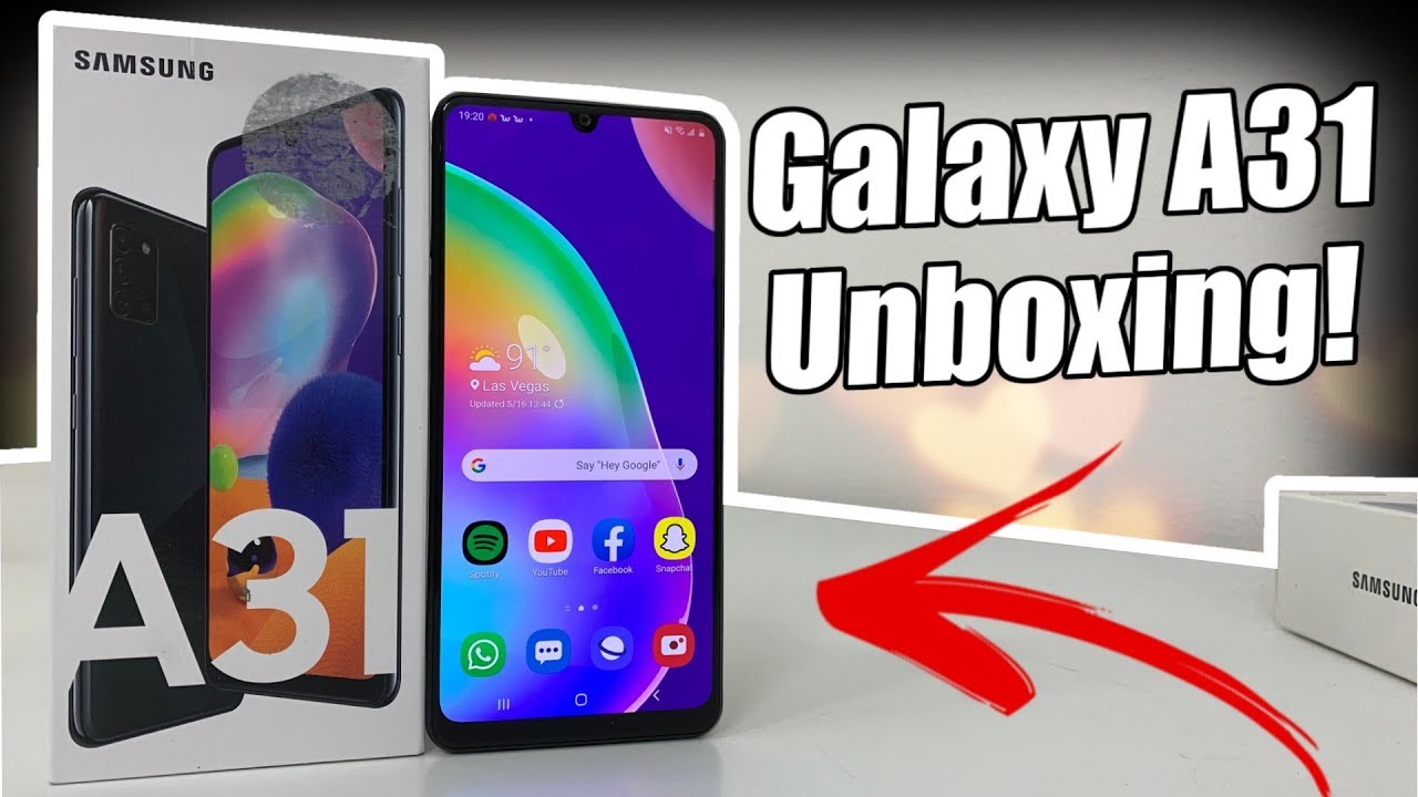 Samsung Galaxy A31 Unboxing & Hands On!
