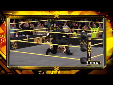 wwe2k16 My career mode NXT Title match