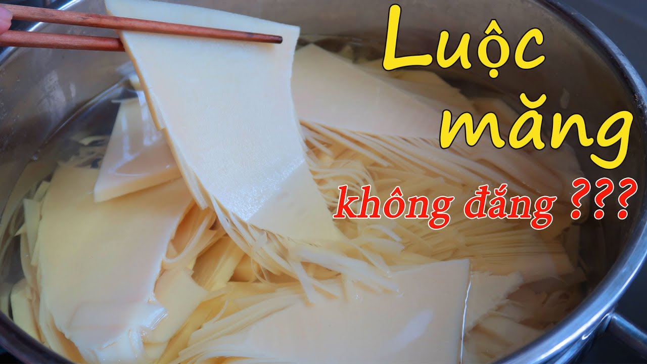 Sơ Chế Măng Khô