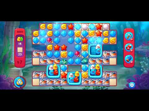 Fishdom Hard level 6860 no boosters フィッシュダム