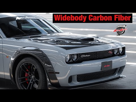 2022 Dodge Challenger Widebody Carbon Fiber Project | @AutoAddictUSA