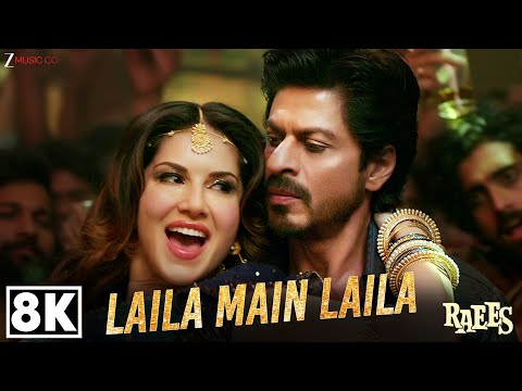Laila Main Laila 8K Video | Raees | Shah Rukh Khan | Sunny Leone | Pawni Pandey | Ram Sampath