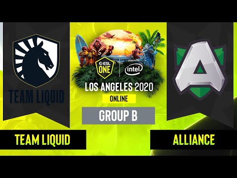 Dota2 - Alliance vs. Team Liquid - Game 2 - Group B - EU/CIS - ESL One Los Angeles
