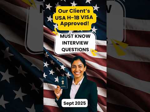 What questions does the H-1B visa officer ask at the interview?