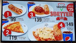 Sbarro. Pizza and Italian Style Dishes! Philippines.