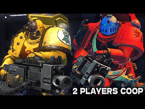 2 Devastators with Heavy Bolters vs 500+ Orks! - Warhammer 40K: Space Marine, Augmented Mod