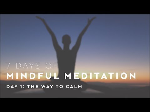 "The Way to Calm" Meditation with Alissa Kepas - 7 Days of Mindful Meditation