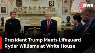 WATCH NOW: President Donald Trump Meets Lifeguard Ryder Williams at White House | AC15