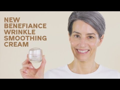 Shiseido Benefiance Wrinkle Smoothing Cream veido kremas nuo raukšlių, 50 ml video