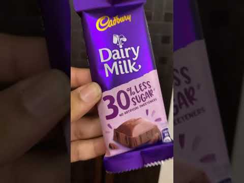 Cadbury dairy milk 30% less sugar